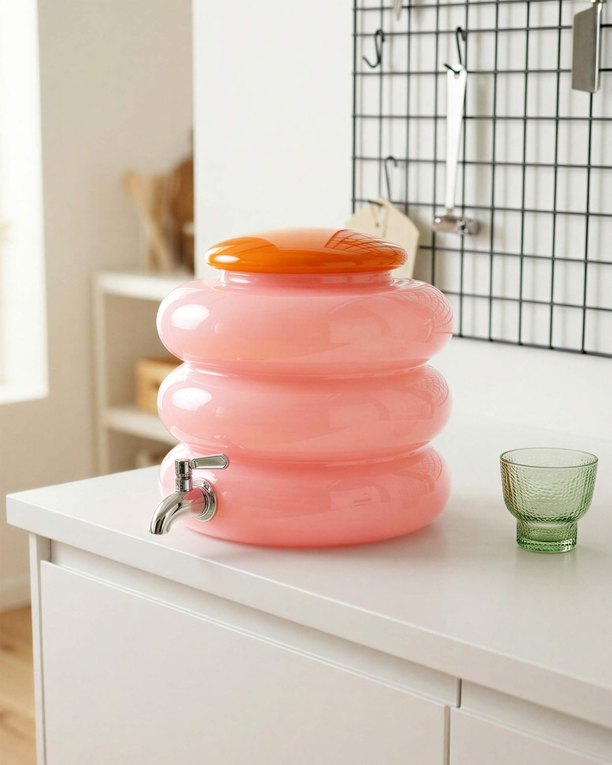 Bubble Drink Dispenser - Salmon