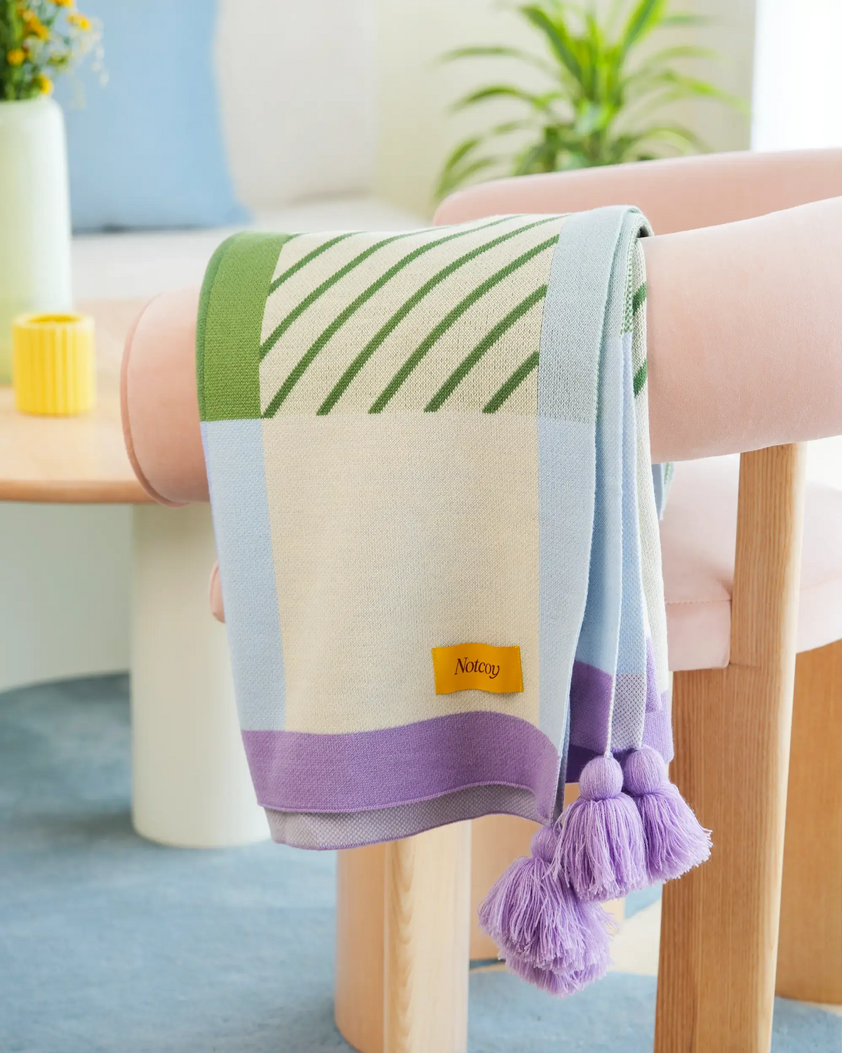 Throw Blanket - Mint Chip