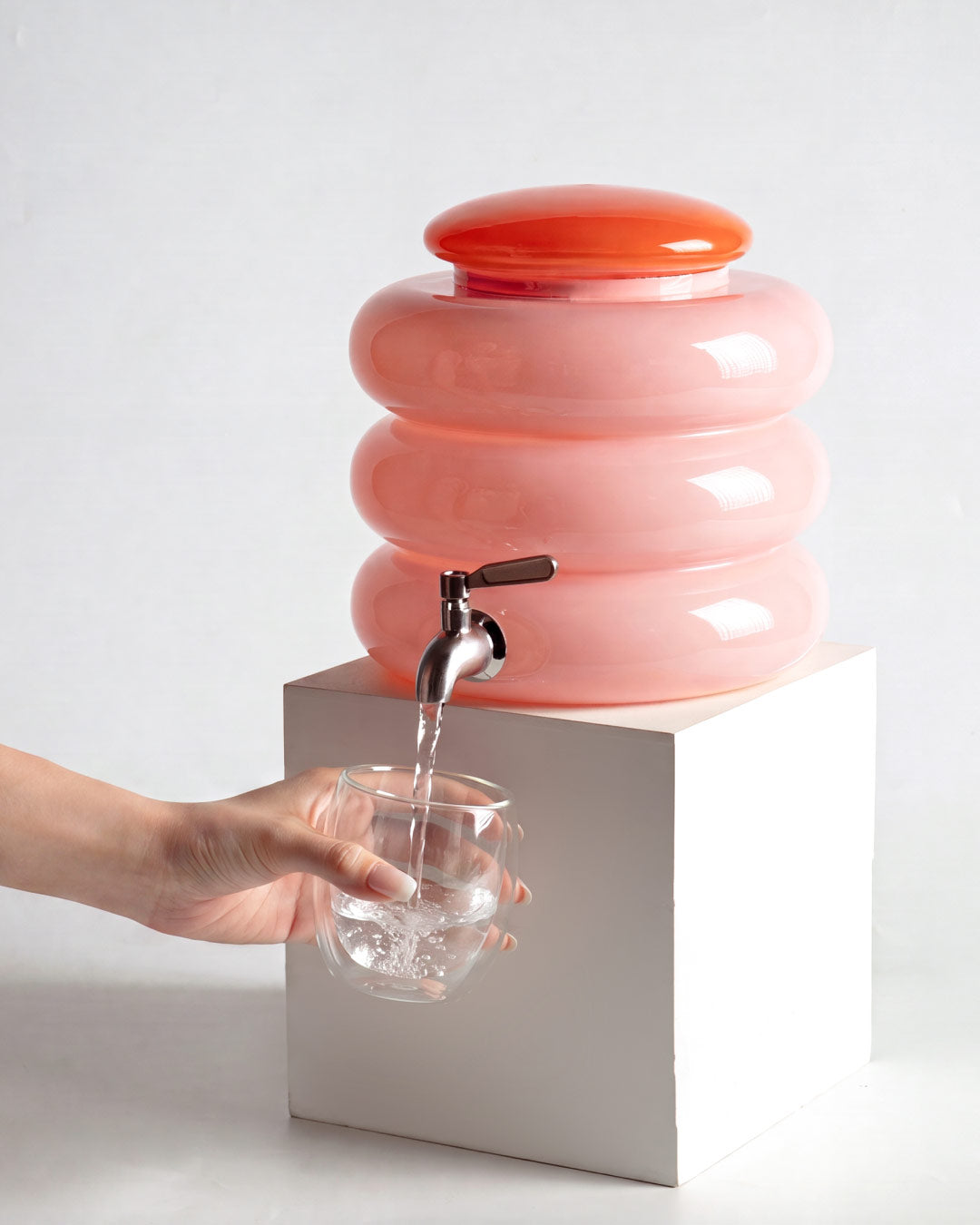 Bubble Drink Dispenser - Salmon