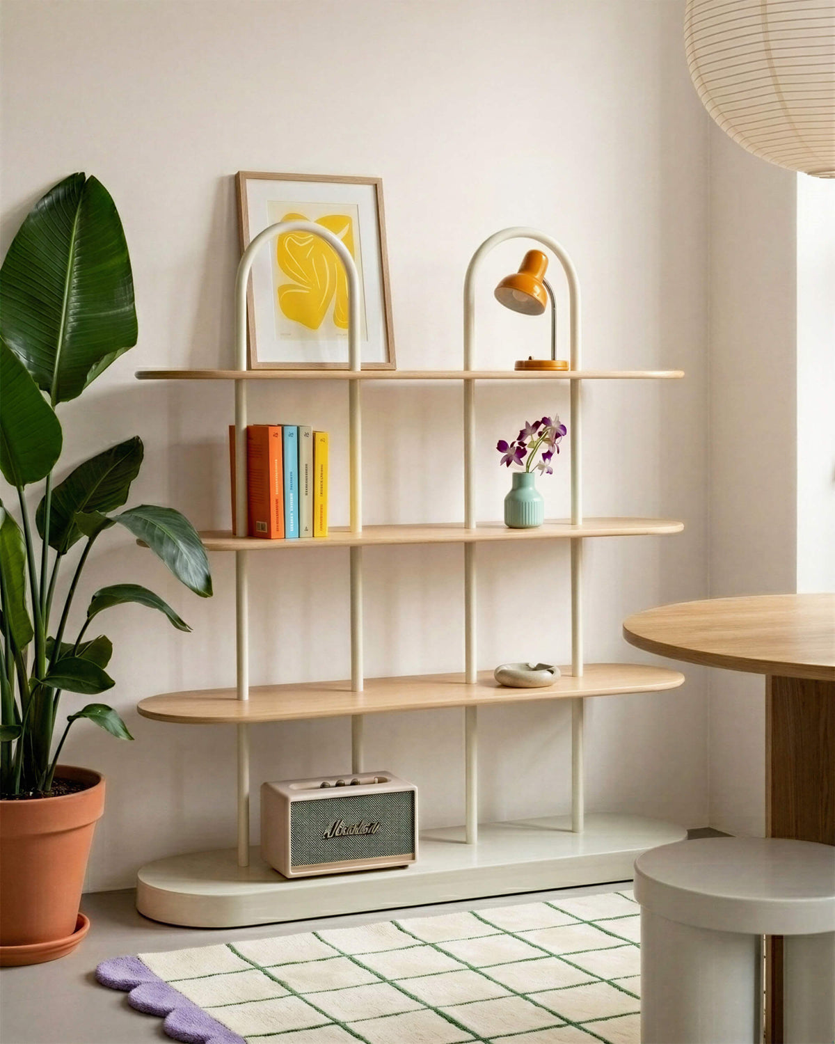 Marlo Bookshelf - Wood/Inky