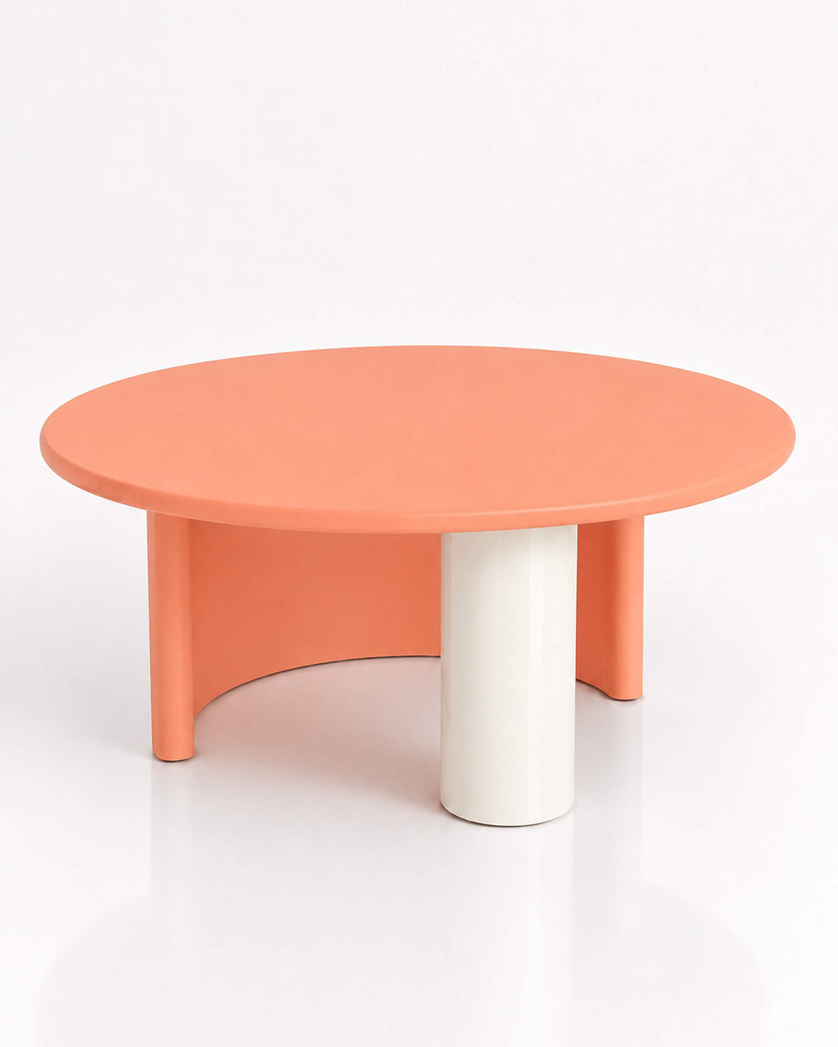 Dae Coffee Table - Papaya/Milk