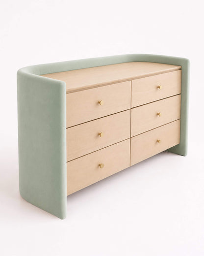 Dory Dresser - Mint/Wood