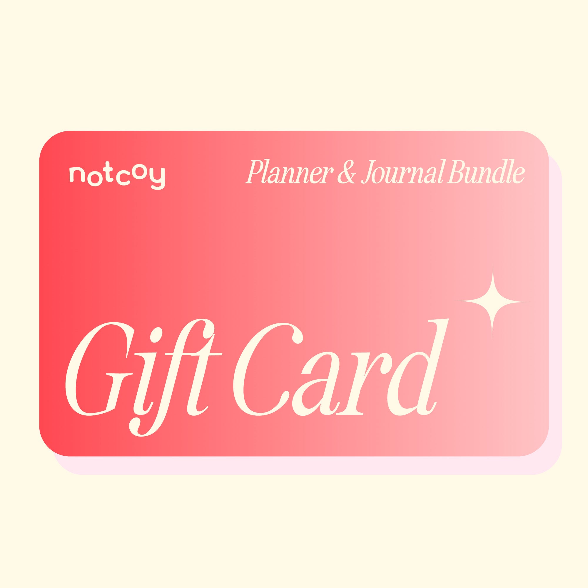 Gift Card | Planner+Journal Bundle