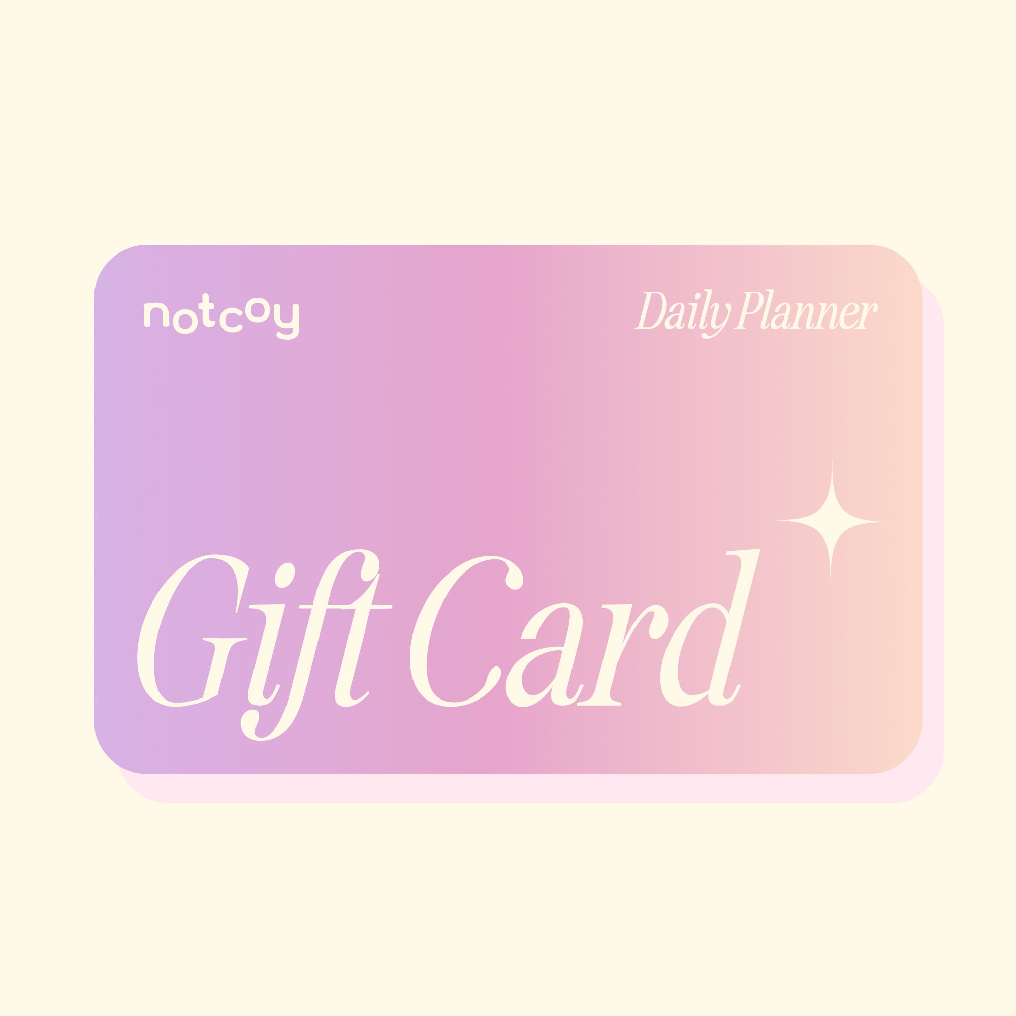 Gift Card | Daily Planner