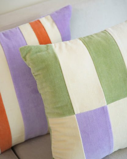 Cotton Velvet Pillow - Meadow