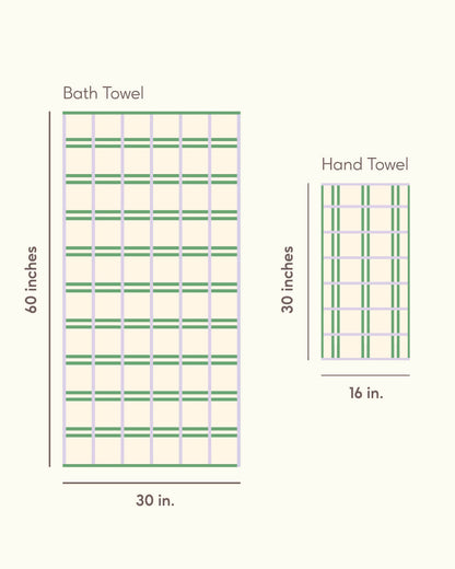Bath Towel - Lavender Fields