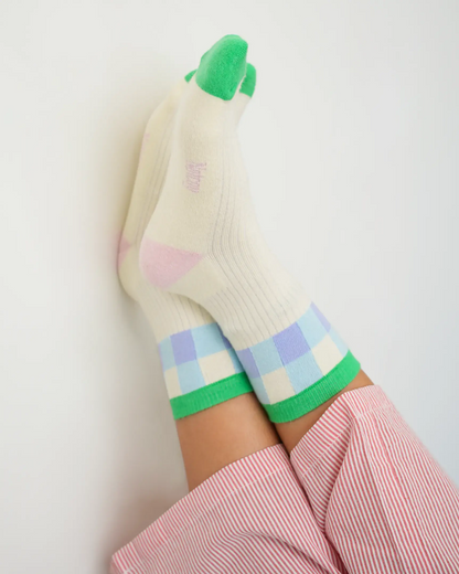 Socks, Set of 3 - Lime Ocean