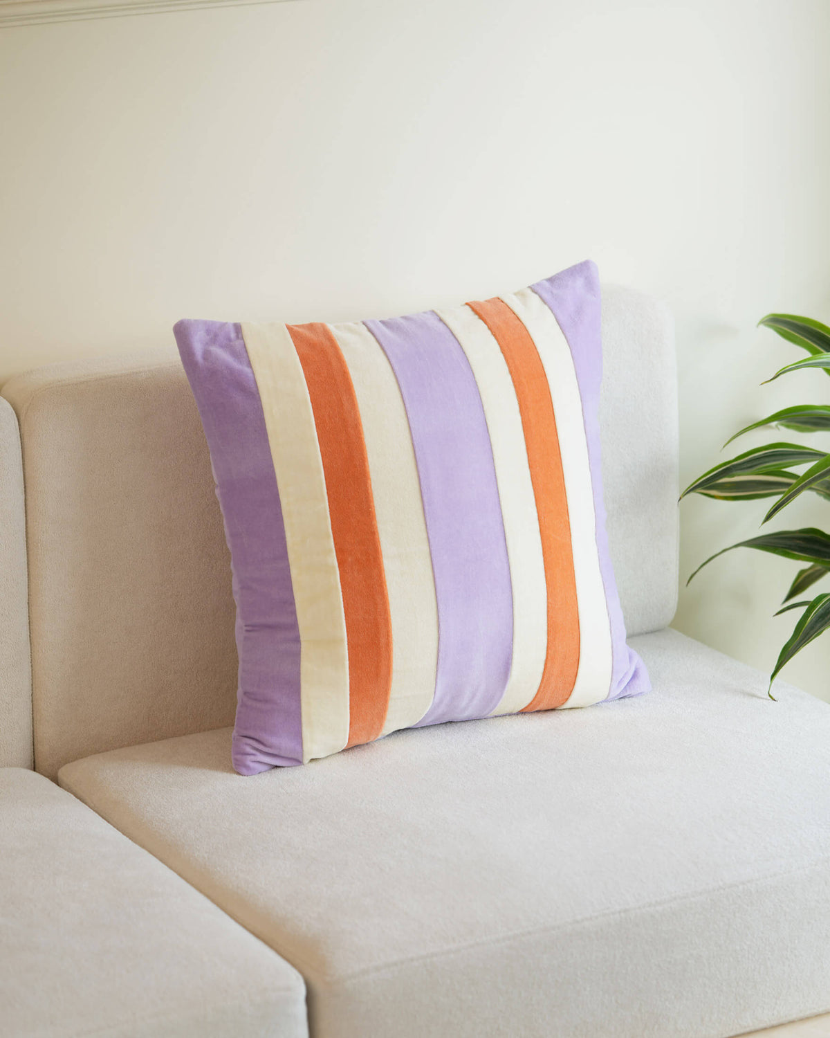 Cotton Velvet Pillow - Popsicle