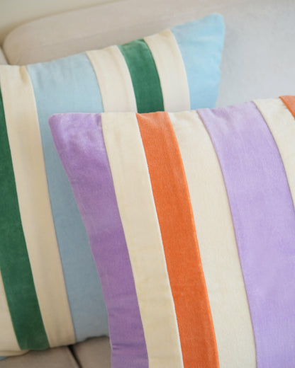 Cotton Velvet Pillow - Popsicle