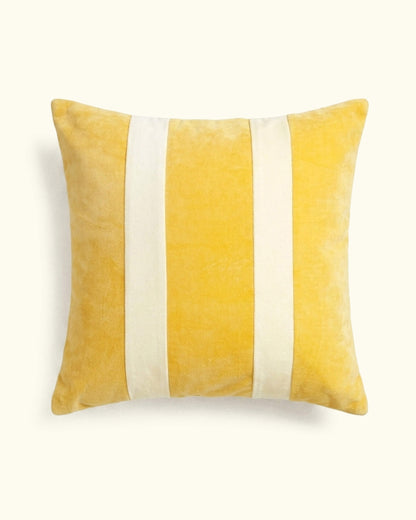 Cotton Velvet Pillow - Lemonade