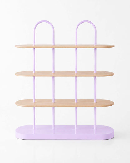 Marlo Bookshelf - Wood/Petal