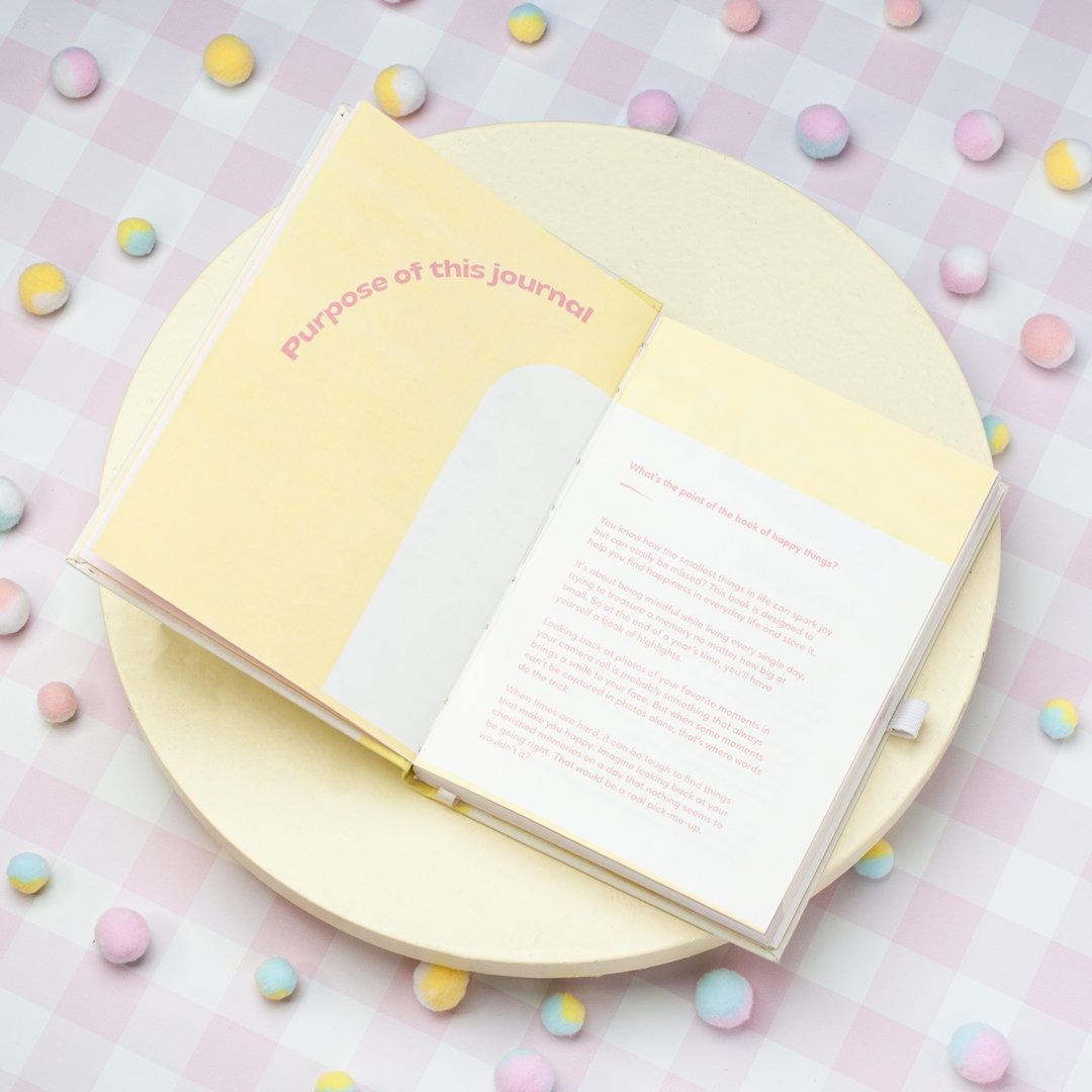 Gratitude Journal | The Book Of Happy Things | UK - Notcoy